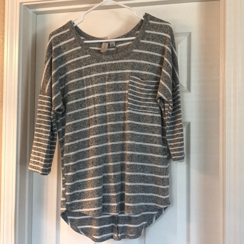 Striped sweater with buttons!